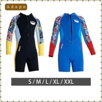 2.5mm Neoprene Wetsuit Đồ bơi giữ nhiệt cho trẻ em Bộ đồ tắm có dây kéo Bộ đồ ướt để lặn lội Kayaking Đi thuyền buồm Tập luyện