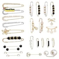 25pc Ngọc Trai Thổ Cẩm Chân, Trâm Cài Cho Nữ Quần Áo Áo Len Khăn Choàng Kẹp Cardigan Pin Thổ Cẩm Cho Nữ Váy Váy