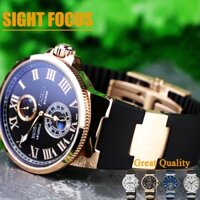 25x12mm (Buckle Size 20mm) Convex End Waterproof Silicone Rubber Replacement Wrist Watch Band Strap for Ulysse Nardin Marine Diver UN Watch Strap Dive Diving Bracelets Watchband