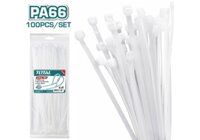 2.5x150mm Dây rút nhựa màu trắng Total THTCT15025