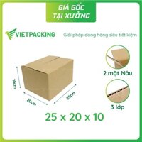 25x20x10 - 20 hộp carton giấy cứng đẹp V142