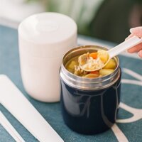 260ml Mini 316 Inox Giữ Nhiệt Hộp Cơm Trưa Stew Beaker Bình Giữ Nhiệt Học Sinh Chống Rò Rỉ Smoldering Cup Tumbler