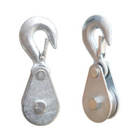 [2620 Đánh giá tích cực] Ròng rọc dây thép, ròng rọc nâng mini, ròng rọc cố định cho thể dục gia đình, móc nhỏ, ròng rọc chịu lực 0.5 tấn W0GL