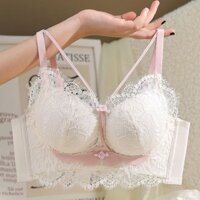 [2627] Đồ lót dày 5CM dành cho nữ Ngực nhỏ Tập hợp Không có vòng thép Hỗ trợ hàng đầu Bộ áo ngực có thể điều chỉnh ren gợi cảm lớn [2627] Đồ lót 5CM có ống hút dành cho nữ20250225
