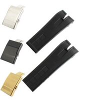 26.5mm Black Nature Rubber Silicone Watchband Watch band For Roger Dubuis strap