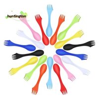 27 Miếng Cắm Trại Sporks Nhựa 3 Trong 1 Muỗng Nĩa Và Dụng Cụ Dao Bộ Dã Ngoại, Hoạt Động Ngoài Trời