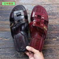 2752 Người Khen ngợi Dép xỏ ngón thời trang Nam chống trượt Áo khoác ngoài nam chống mài mòn Đế dày thông thường300310