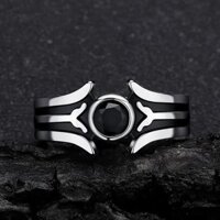 2762 Người Bộ Sưu Tập Kirito Nhẫn Kiếm Nghệ Thuật Trực Tuyến Phiên Bản Sân Khấu Trình Tự Trận Kirito Asuna Đồ Trang Trí Anime Hàng Hóa Đen Đậm Nhẫn Đơn 2.26