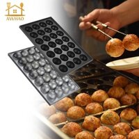 28 Khoang Takoyaki Chảo Nướng Thịt Viên Tấm Chống Dính Tiện Ích Nhà Bếp Nhôm