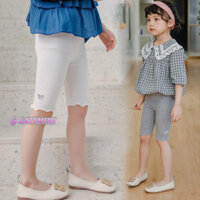 283 Quần legging mỏng mùa hè cho bé gái mặc ngoài quần short thời trang quần short trẻ em 100-160CM