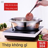 ❆28UNồi nấu phở gia dụng 304, inox bếp từ, lẩu thương mại, ga tập thể