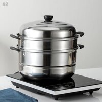 ㍿28Zhợp chất làm dày đáy nồi hấp inox hai lớp ba gia dụng súp bánh và