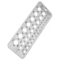 29 Kích Cỡ Máy Đo Chỉ Số Bu Lông Đường Kính Dây Bit Dụng Cụ Đo Bằng Thép Không Gỉ Chất Lượng Cao Phụ Kiện Dụng Cụ