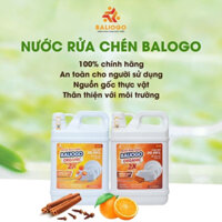 2CAN NƯỚC RỬA CHÉN SINH HỌC BALI HƯƠNG CAM (can1,6l)
