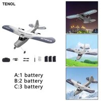 2ch có điều khiển bằng đèn LED Đồ chơi máy bay cố định, sẵn sàng, dễ điều khiển Đồ chơi trong nhà ngoài trời cho người mới bắt đầu