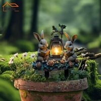 2d Phẳng Phục Sinh Thỏ Cảnh Vườn Cổ Phần Chống Đỡ Acrylic Bãi Cỏ Chống Thấm Nước Đảng Tân Gia Quà Tặng Trang Trí Sân Cây Cổ Phần