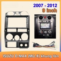 2DIN Màn hình hiển thị Android ô tô cho 07-12 ISUZU D-Max MU-X Xe 9 inch Màn hình gắn khung và dây nguồn