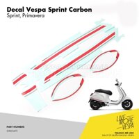 [2H003470] Decal Vespa Sprint Carbon dán xe