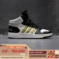 2hand Adidas neo Hoops 2.0 Mid 'White Blue Gold' H01197 SIZE 40 2/3 PVN11807