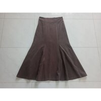 2hand - Chân váy đuôi cá màu nâu