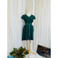 [2HAND] Đầm công sở tay con có túi basic