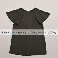 [2hand] Đầm Mango công sở thanh lịch - Size L - Like new | Hàng thùng tuyển | Đồ Si | Secondhand