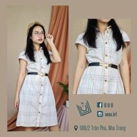 [2HAND] Đầm sơ mi Burberry