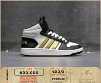 2hand giày adidas neo Hoops 2.0 Mid 'White Blue Gold' H01197 SIZE 40 2/3 pvn9030