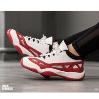 [2hand] Giày Nike Air Jordan Retro 11 Low Trắng Đỏ Chính Hãng