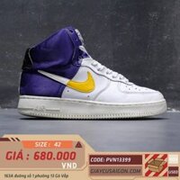 2hand giày Nike NBA x Air Force 1 High '07 'Lakers' BQ4591-101 SIZE 42 pvn13399