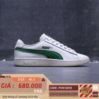 2hand Giày Puma Smash V2 'White Green' 365215-03 SIZE 40.5 pvn13818