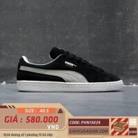 2hand Giày Puma Suede Classic Black White 352634-03 SIZE 40.5 pvn13029