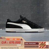 2hand Giày Puma Suede S 'Black White' 356414-03 SIZE 42 pvn12960