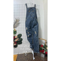 (2hand) Quần yếm jean bigsize