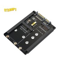 2in1 MSATA + B Key / B + M Key M.2 SSD sang 2.5 Thẻ chuyển đổi SATA có ổ cắm bao vây cho M2 NGFF SATA3 2230 2242 2260 2280 Dễ sử dụng