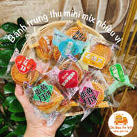2kg bánh trung thu mini mix vị | bánh trứng chảy