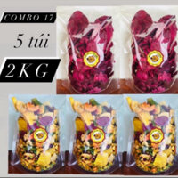 [2kg] Combo 17: 3 thập cẩm sấy vụn, 2 khoai sấy mật ong