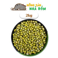 2kg Đậu xanh nguyên hạt hút chân không làm sữa hạt, nấu chè, nấu cháo, nấu xôi