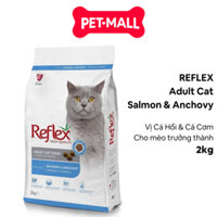 2KG - Thức ăn mèo Reflex Salmon & Anchovy Adult - Dành cho mèo trưởng thành, vị cá hồi và cá cơm Petmall