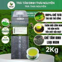 2Kg Trà Tấm Đinh Tân Cương Thái Nguyên Loại Ngon - Hảo Trà Túi 1Kg Chè Tấm Đinh - Hùng Trà Thái Nguyên