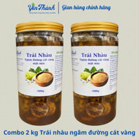 2Kg Trái nhàu ngâm đường cát vàng mật mía