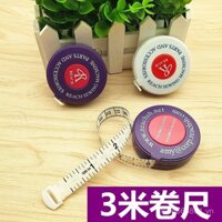 2m thước dây mini để đo ngực, hông, eo, chiều cao, thước dây đặc biệt để đo quần áo, thước mềm chính xác 3m