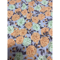 2m x 1m5 vải lụa mango hoa cam may áo dài bộ váy (L5)