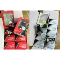 2MẪU BÓNG ĐÈN PHA XE MÁY CÓ QUẠT TẢN NHIỆT, CHÂN ĐÈN H4, ÁNH SÁNG VÀNG VÀ TRẮNG