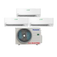 2.Máy Lạnh Multi Panasonic Inverter 1 Dàn Nóng 3 Hp + 3 Dàn Lạnh Treo Tường 1 Hp - CU-3U27YBZ/CS-MPU9YKZ còn hàng