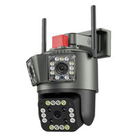 2MP+2MP+2MP Three Lens WIFI IP Outdoor Camera Motion Tracking Night Vision Audio Intercom Phone Remote Control Three Scr