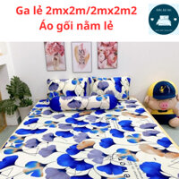 [2mx2m/2M*2M2] Ga lẻ,drap trải giường lẻ- KHÔNG ÁO GỐI- thun lạnh Hàn Quốc NỆM DƯỚI 20CM