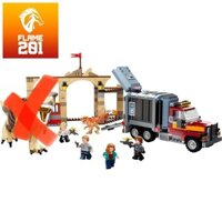 [2nd] Đồ chơi lắp ráp Le go 76948 Jurassic World T. Rex & Atrociraptor Dinosaur Breakout  (466 Pieces)