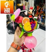 [2nd] Đồ chơi mô hình quạt phun sương Minnie Mouse Mist Fan Fruit Design 2019 Handy Fan (Tokyo Disney Resort Limited)