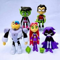 [2nd] Mô hình Action Figure Teen Titans  Cyborg chính hãng
